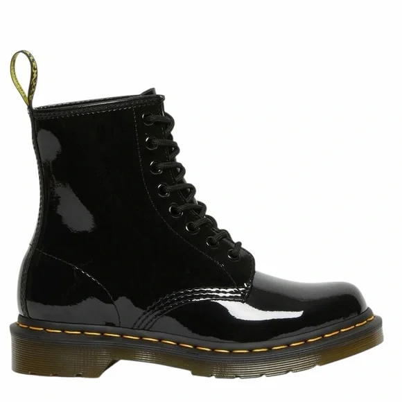 Dr.Martens/1460 Patent Lamper Lace up Boots/Womens/Size: 6 - Picture 1 of 16